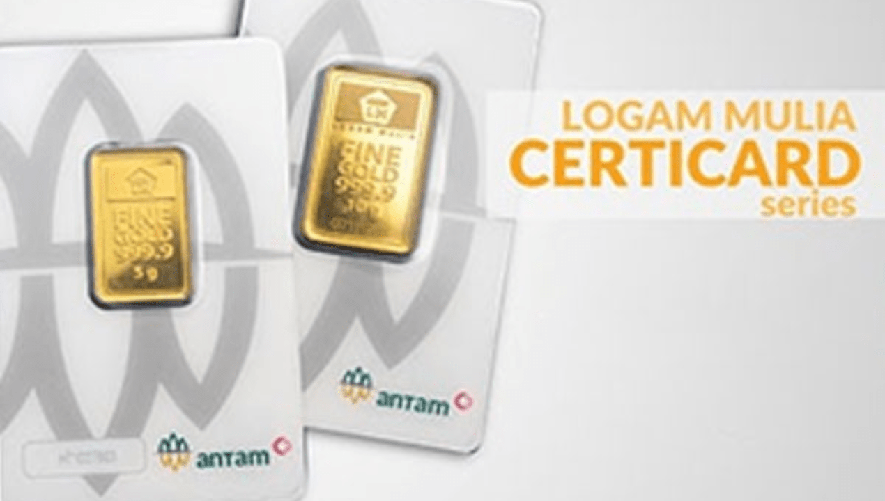 Harga Emas Hari Ini Anjlok Rp17 Ribu per Gram