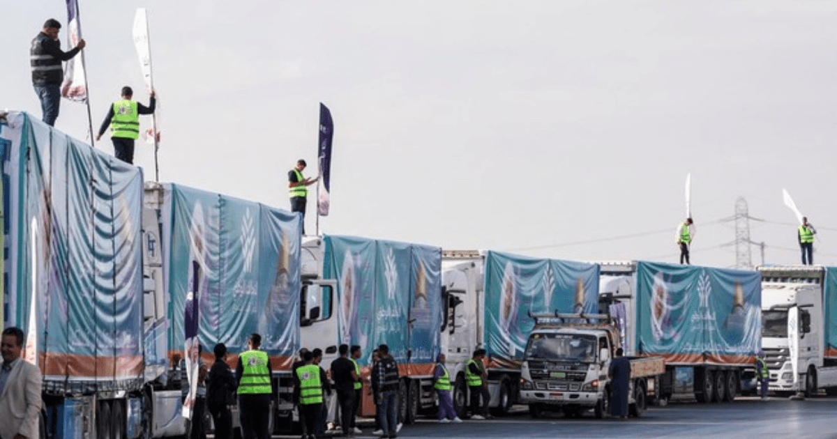 Israel Batasi Truk Bantuan Gaza