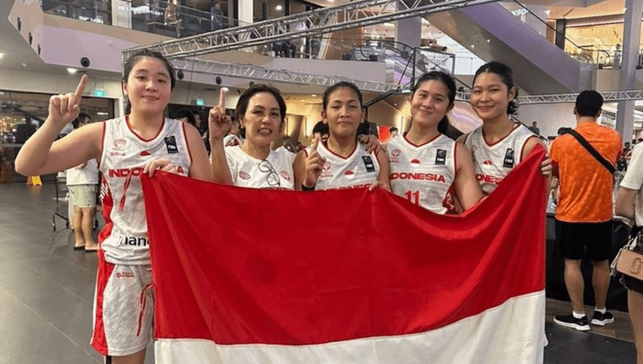 Hebat! Timnas Basket 3×3 U-17 Putri Juara di Singapura
