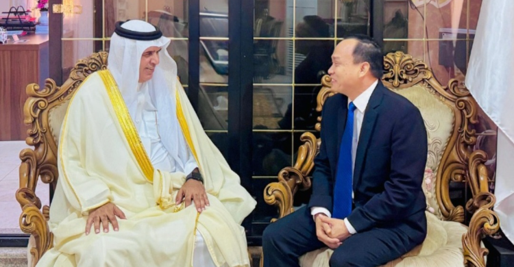 Dubes Sunarko Sambut Dubes Arab Saudi di KBRI Khartoum